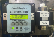 THAY MỚI CẢM BIẾN BILGMON 488 - TÀU THIÊN ƯNG 01