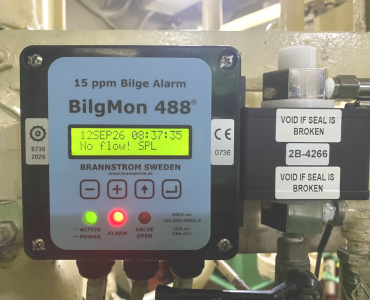 NÂNG CẤP THIẾT BỊ BILGMON 488 - TYPE 5 - TÀU PRIDE PACIFIC