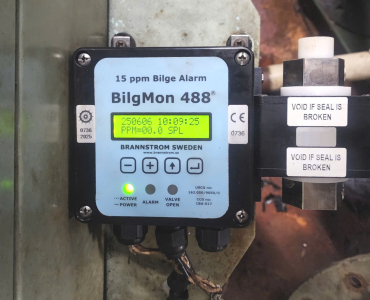 THAY MỚI 15PPM BILGE ALARM - BILGMON 488 - BRANNSTROM 
