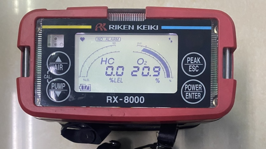 MÁY ĐO KHÍ ĐÃ QUA SỬ DỤNG - RIKEN KEIKI - RX-8000, HC/O2 gas detector