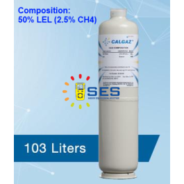 Khí chuẩn 2.5% CH4 (50%LEL) / Air Balance
