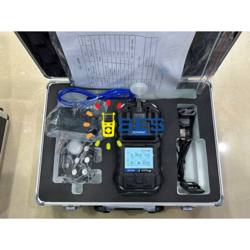 Máy đo 5 khí (CO2) - Hanwei E6000 (Loại có bơm hút)