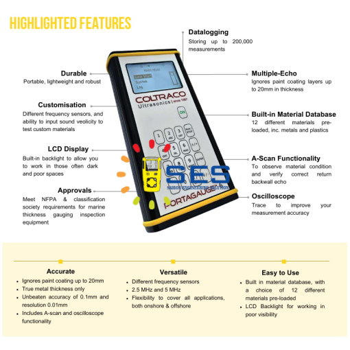 Thiết bị siêu âm đo độ dày - Portagauge® 6