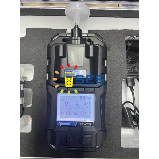 Máy đo 6 khí  (CO2/VOC)- Hanwei E6000 (Loại bơm hút)